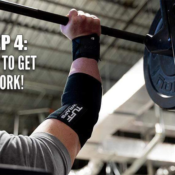 Villain Elbow Wraps - All Black TuffWraps.com