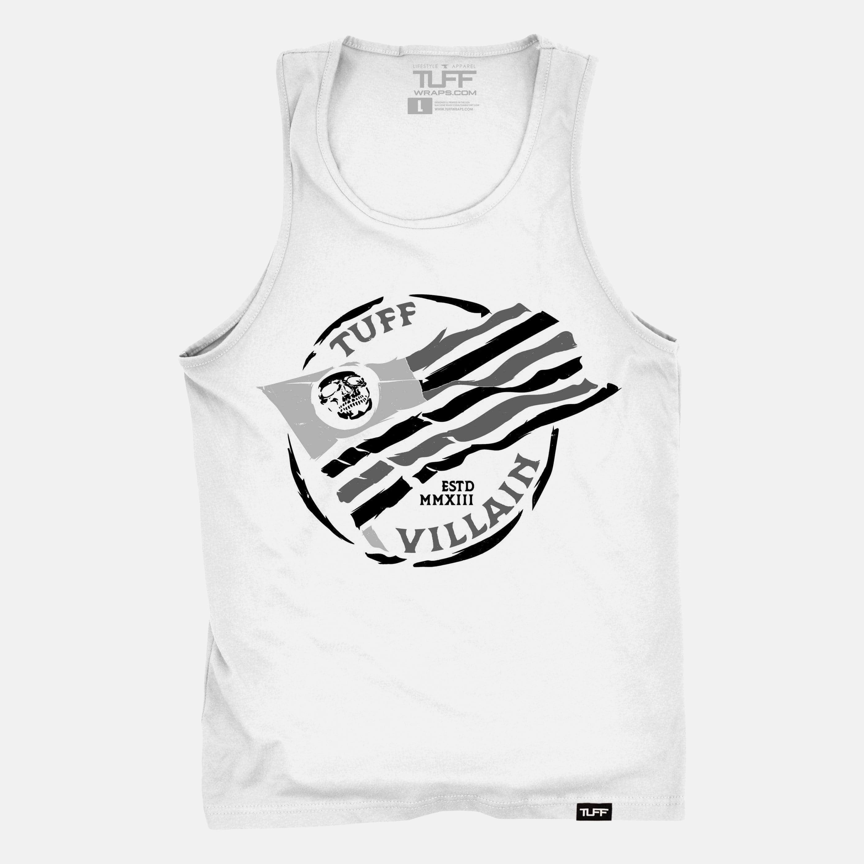 Villain Flag Tank White / S TuffWraps.com