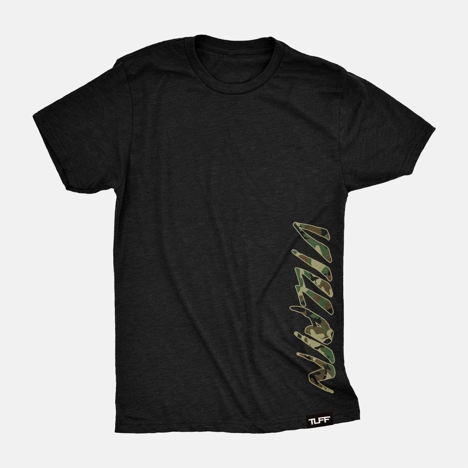Villain Side Camo Tee Black / S TuffWraps.com