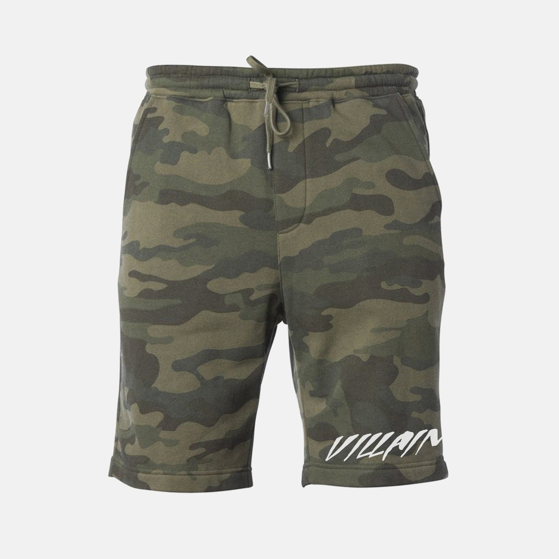 Villain Tapered Fleece Shorts Woodland Camo / XS TuffWraps.com