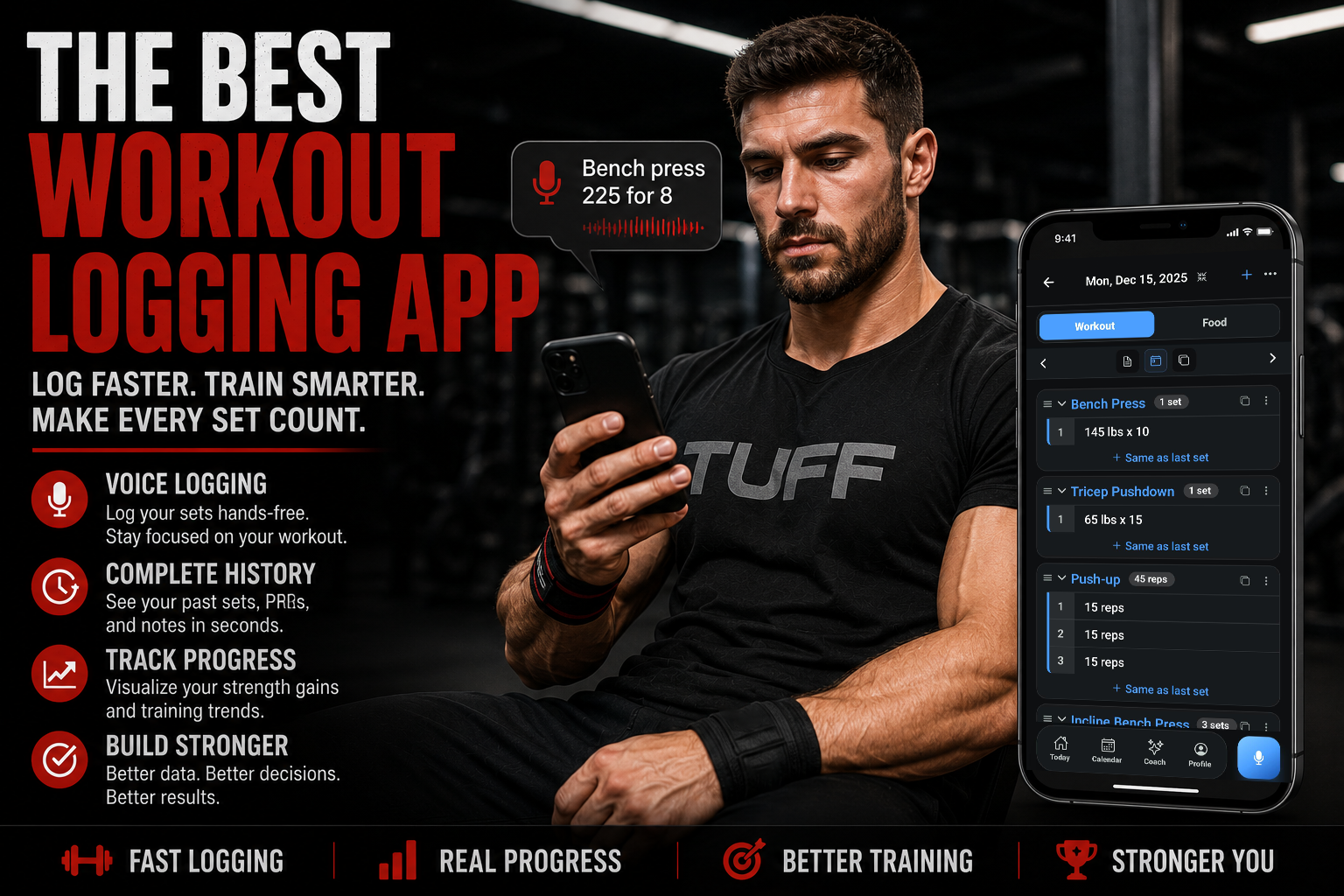 Best Workout Logging App for Lifters Who Hate Typing Between Sets