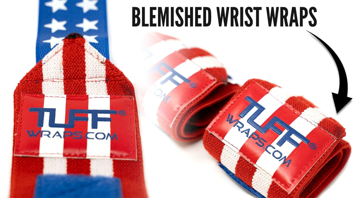 Deep Discounts When Buying our Blemished Wrist Wraps....Learn More ...