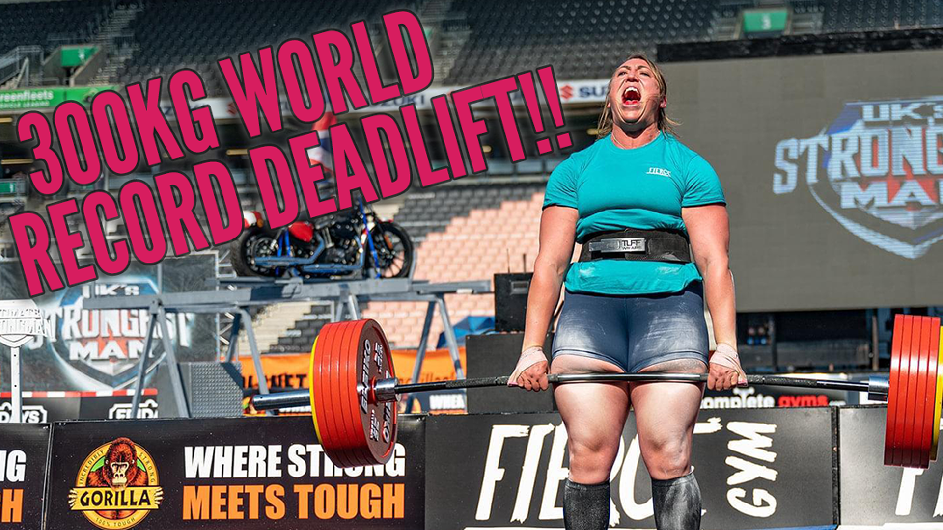 TuffWraps Athlete Sets 300kg World Record Women's Deadlift