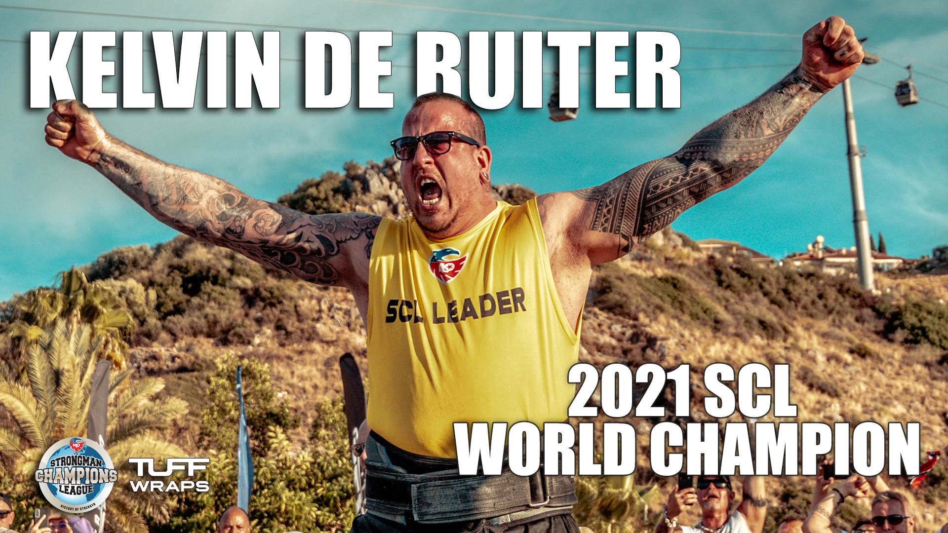 tuffwraps athlete kelvin de ruiter scl world champion