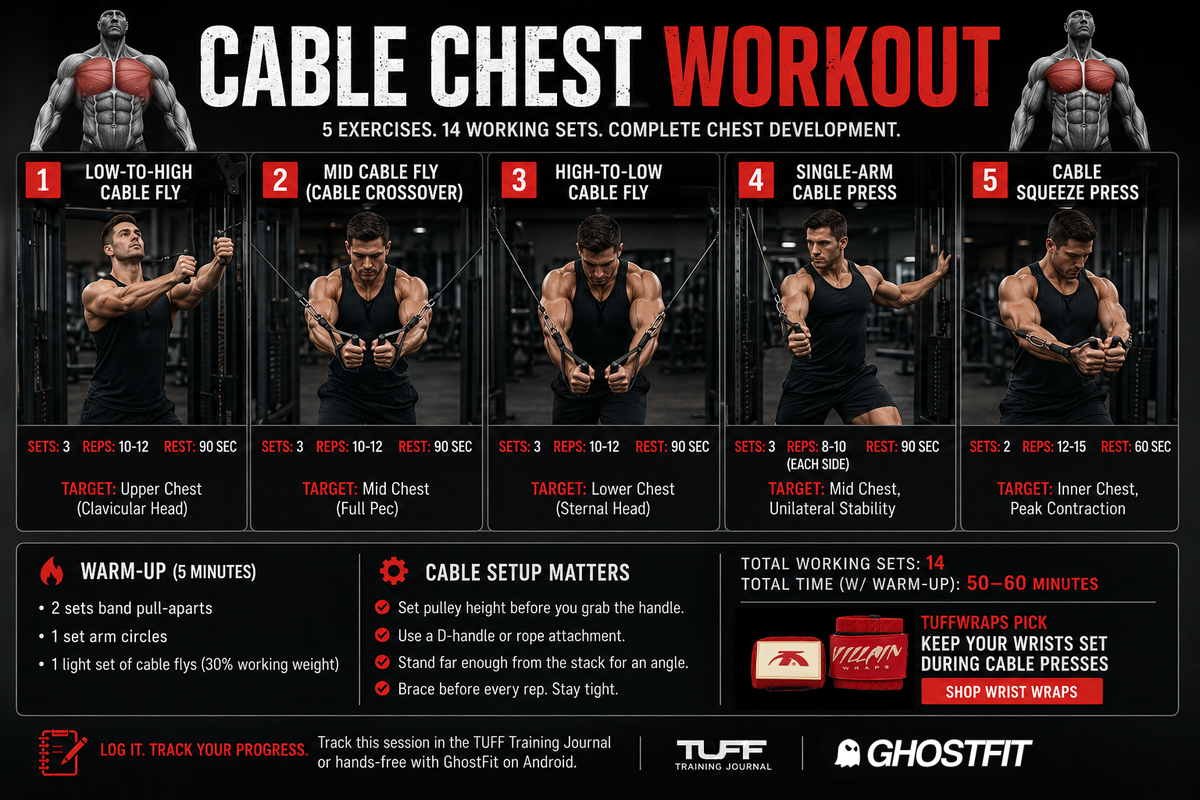 Cable Chest Workout: 5 Cable Exercises for Chest Growth – TuffWraps.com