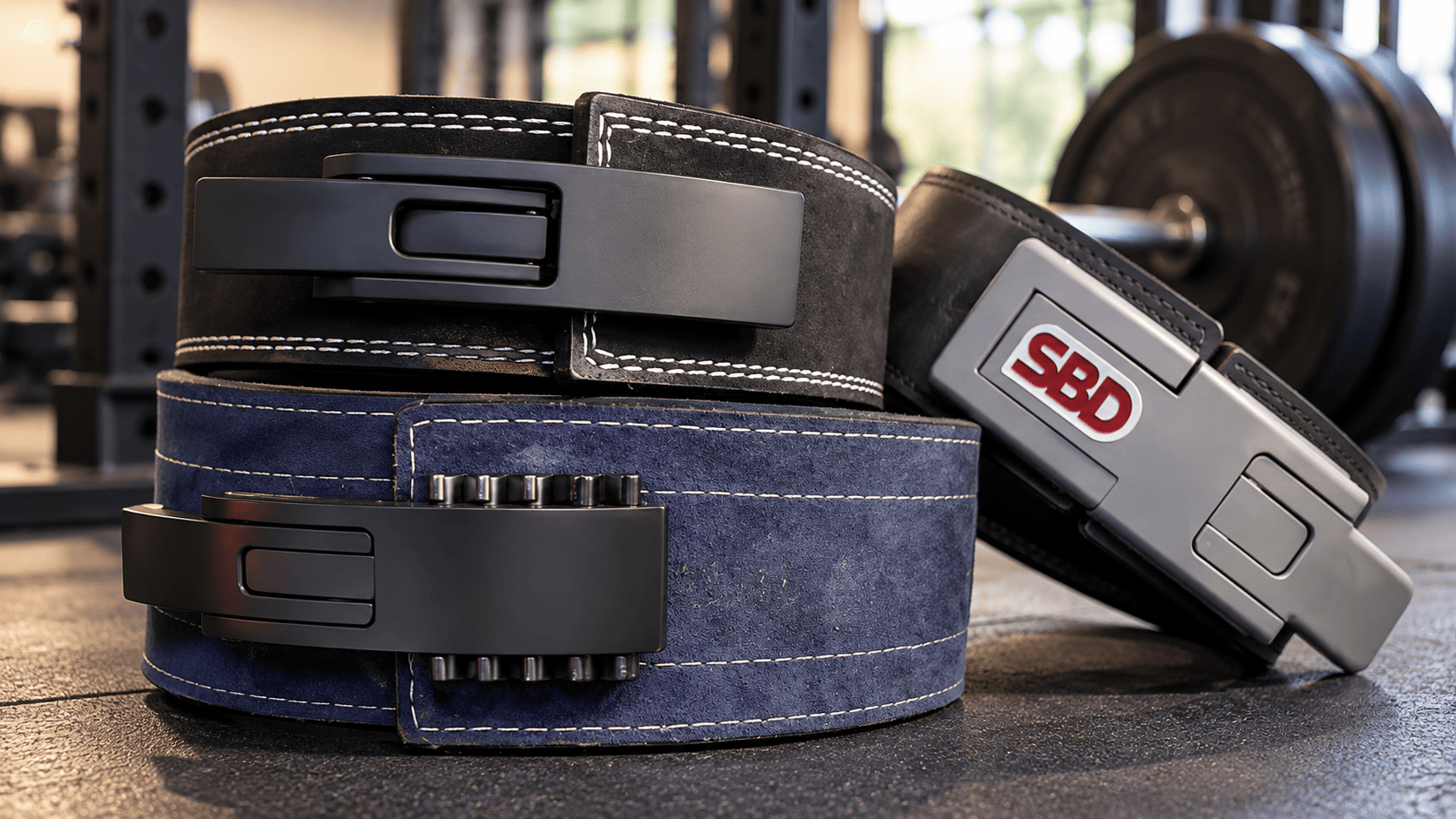 SBD 10mm and 13mm lever belts used for heavy squats in an honest SBD belt review