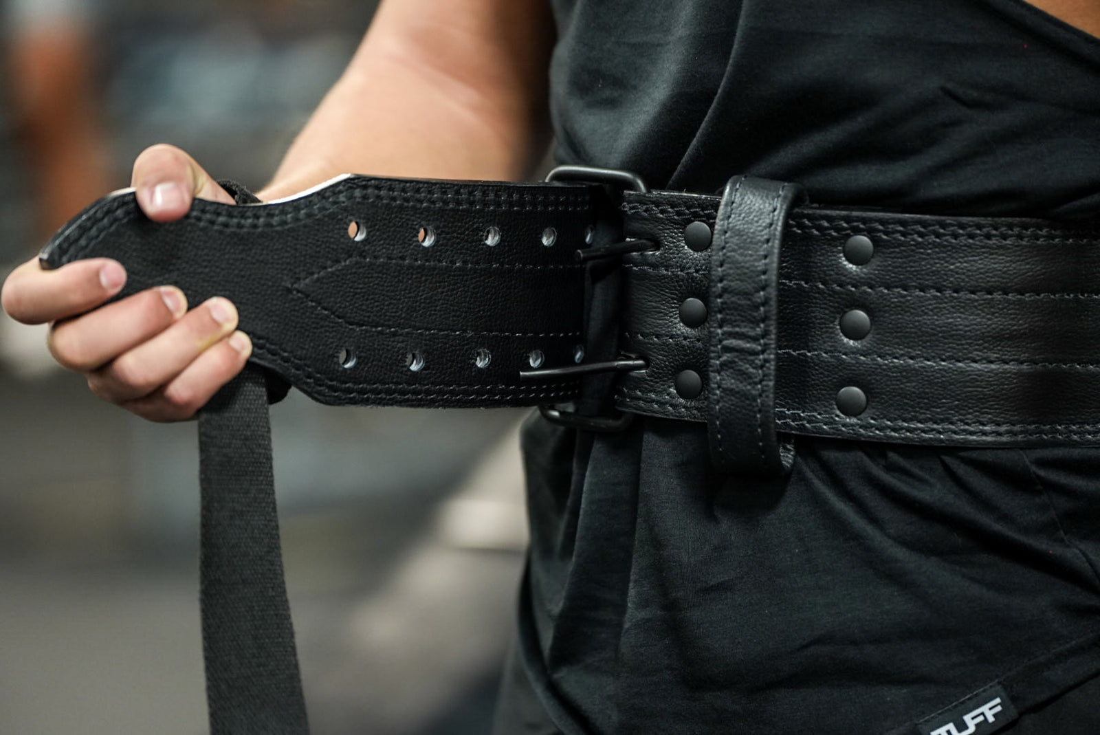 Police duty belt shop back support