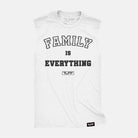 Family Is Everything Raw Edge Muscle Tank White / S TuffWraps.com