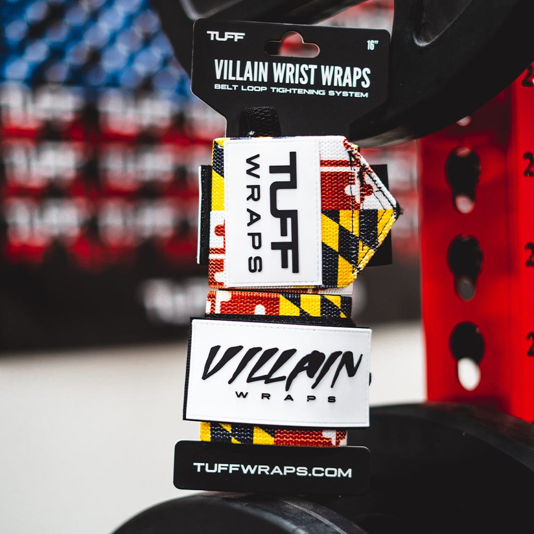 Maryland Villain Sidekick Wrist Wraps 16&quot; TuffWraps.com