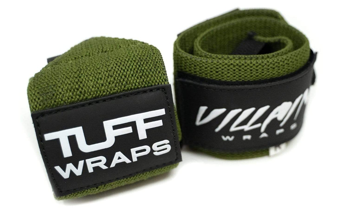 OD Green Villain Sidekick Wrist Wraps 16&quot; TuffWraps.com