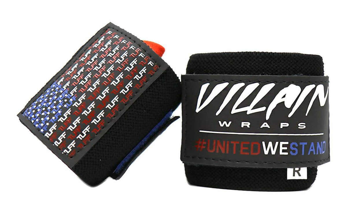 United We Stand Villain Sidekick Wrist Wraps 16&quot; TuffWraps.com