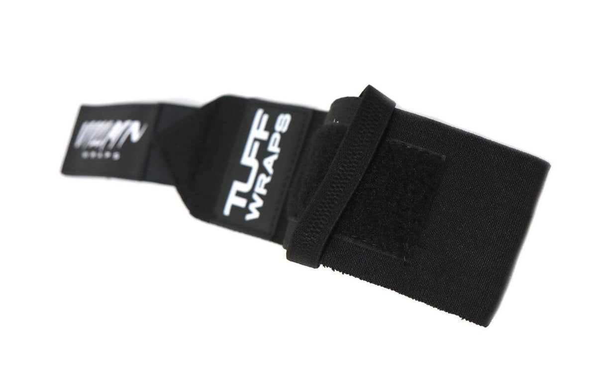 All Black Villain &quot;STIFF&quot; Wrist Wraps 16&quot; TuffWraps.com