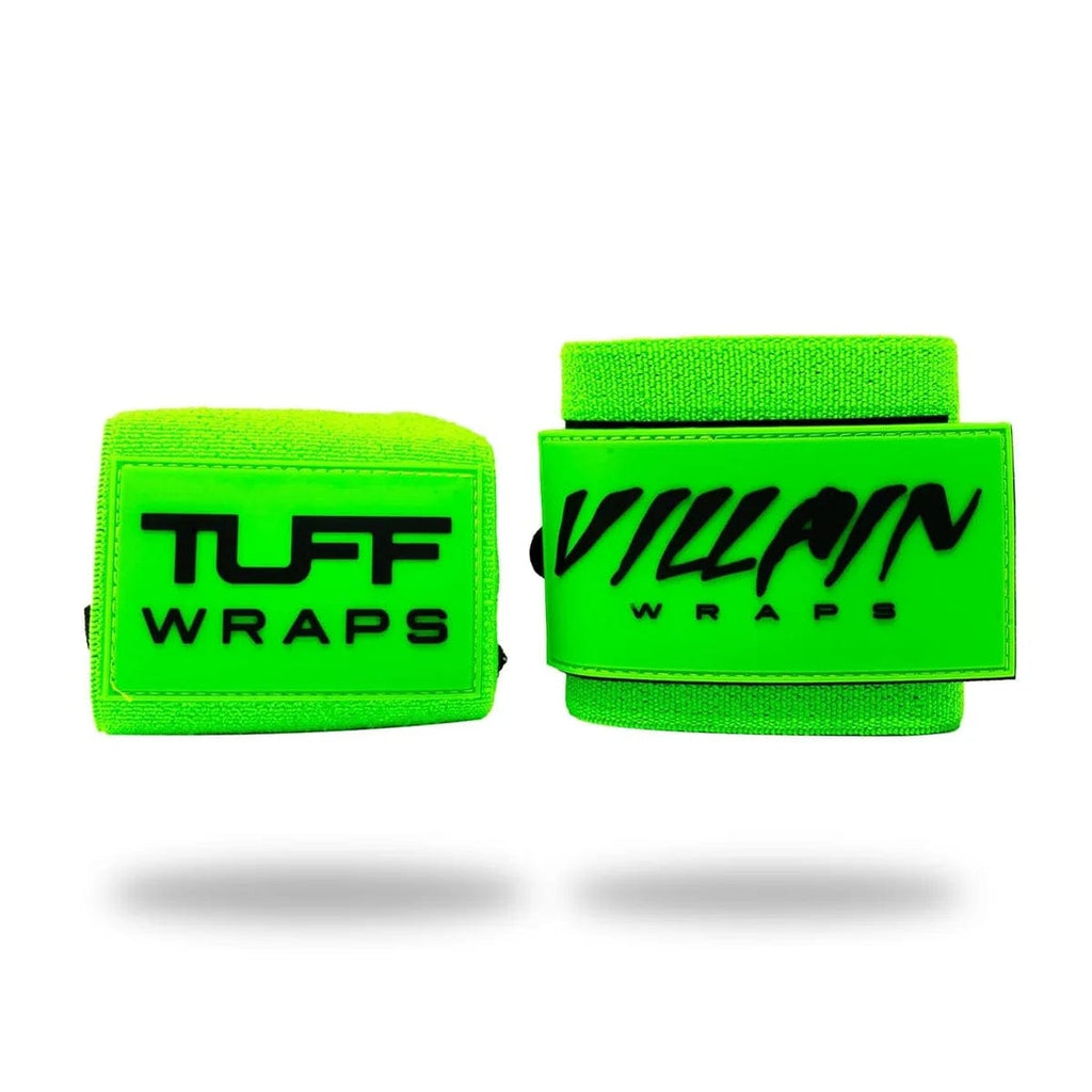 Protèges-poignets TUFF Villain 16 Pouces - Noir Et Blanc à Carreaux, Système De Boucle, Neuf