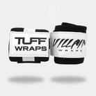16" Villain Wrist Wraps - Black & White 16 inch TuffWraps.com