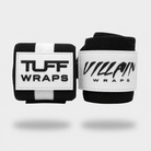 16" Villain Wrist Wraps - Black & White TuffWraps.com