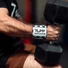 16" Villain Wrist Wraps - Checkerboard (Black/White) 16 inch TuffWraps.com