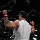 16" Villain Wrist Wraps - Crimson 16 inch TuffWraps.com