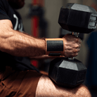 16" Villain Wrist Wraps - Sandstone 16 inch TuffWraps.com