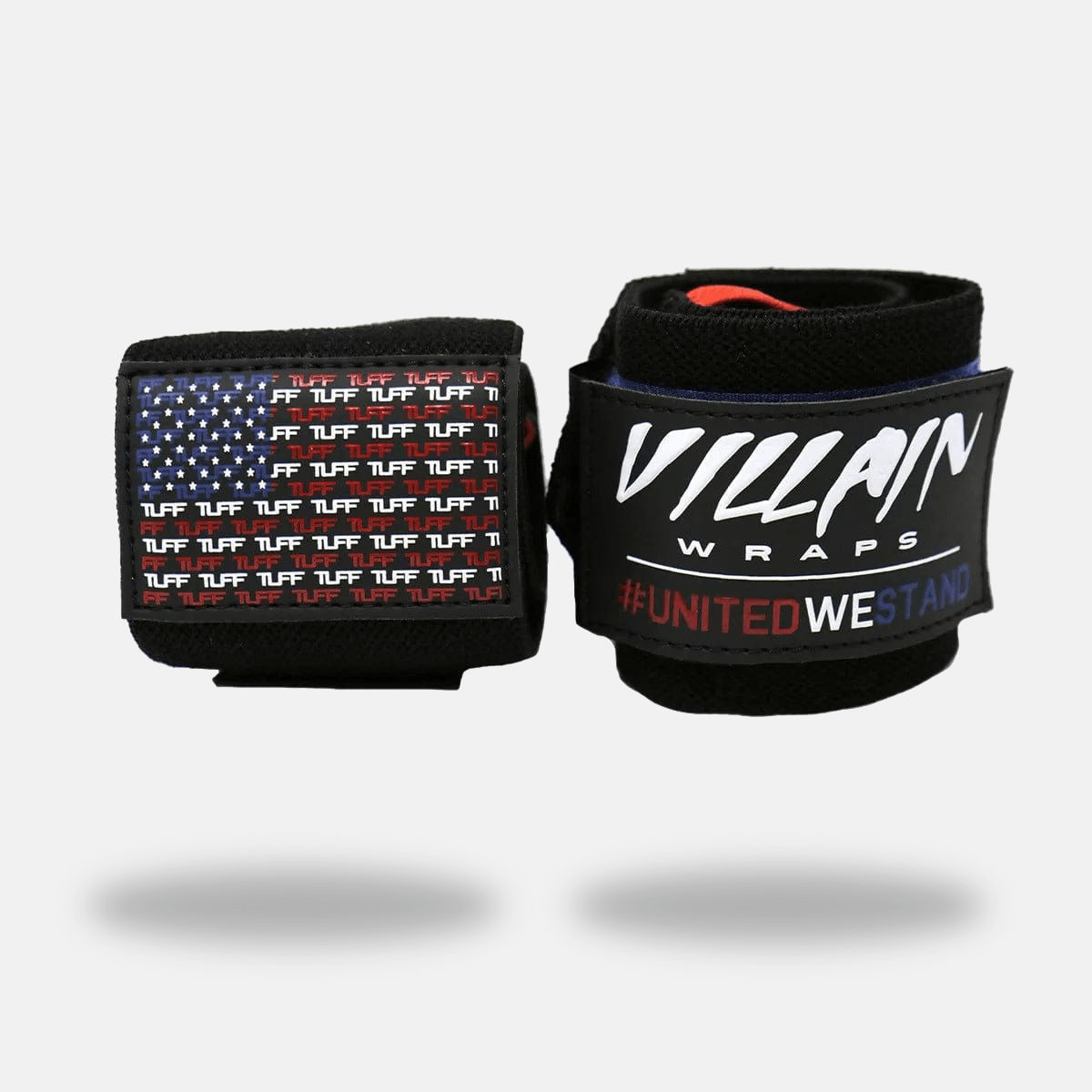 16" Villain Wrist Wraps - United We Stand 16 inch TuffWraps.com