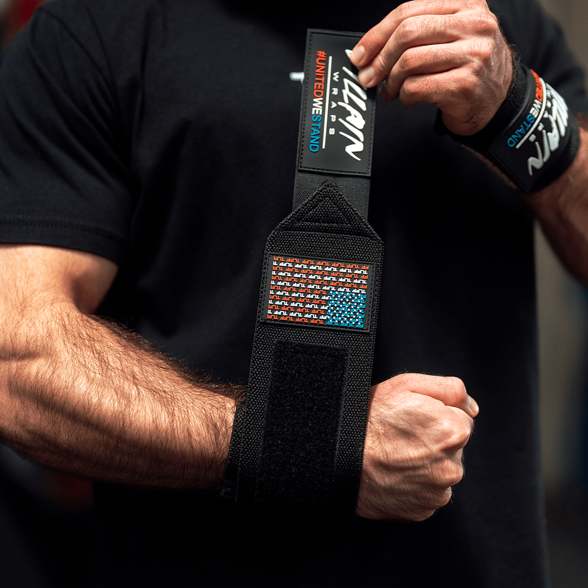 16" Villain Wrist Wraps - United We Stand TuffWraps.com