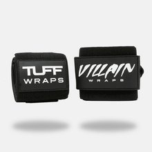 24" Villain "STIFF" Wrist Wraps - All Black 24 inch TuffWraps.com