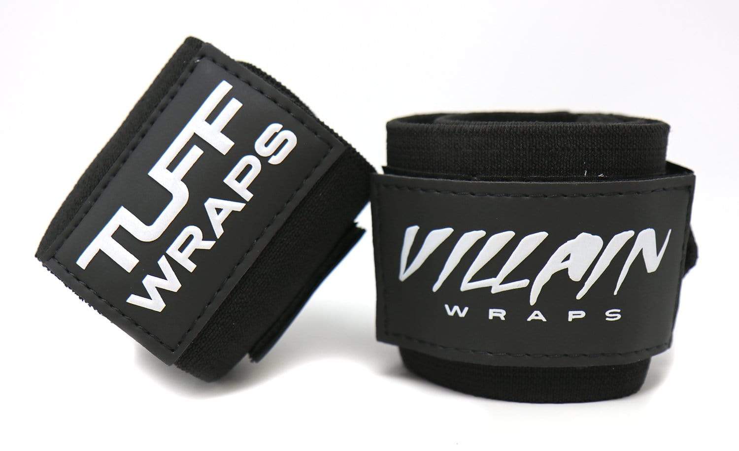 24 Villain STIFF Wrist Wraps - All Black