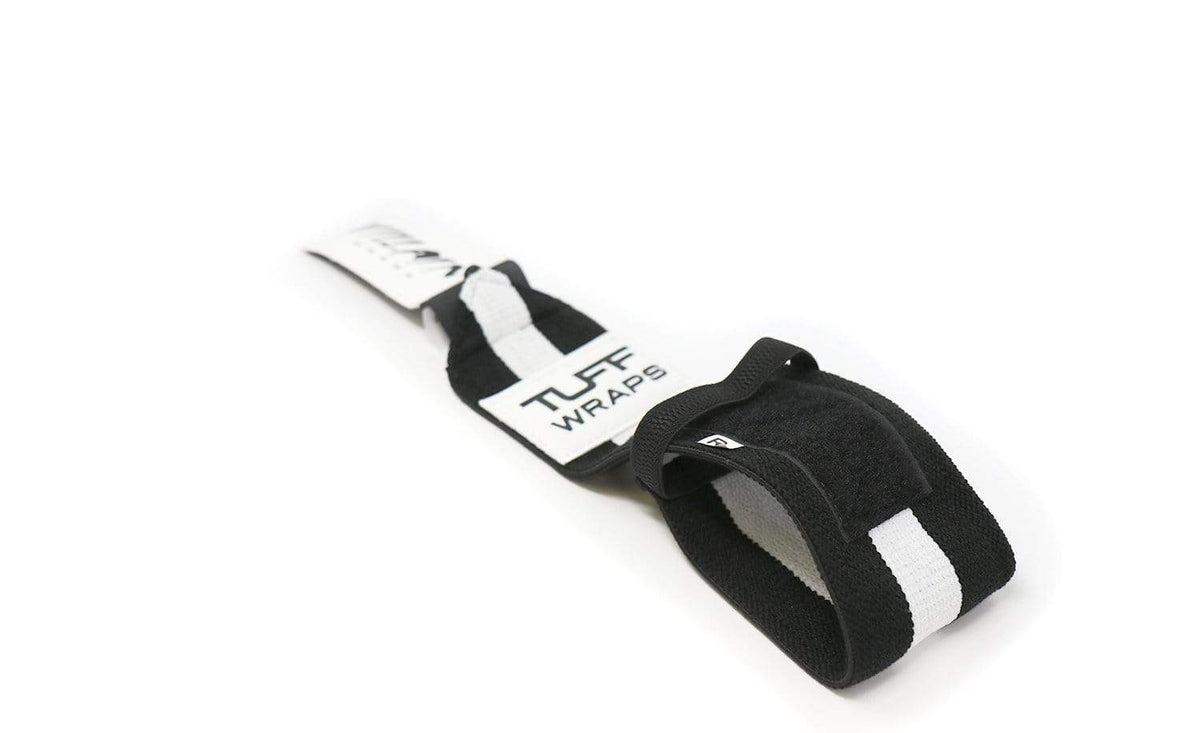 Black White Villain Wrist Wraps 24&quot; TuffWraps.com