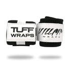 24" Villain Wrist Wraps - Black & White TuffWraps.com
