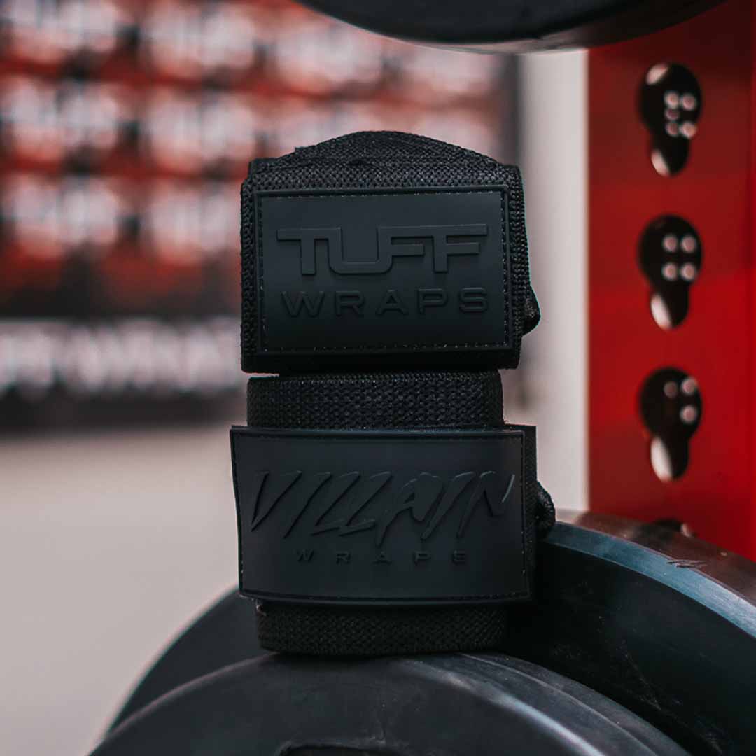 Blackout Villain Wrist Wraps 24&quot; TuffWraps.com