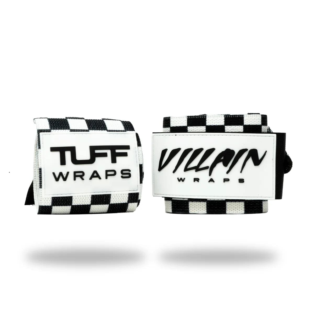 24" Villain Wrist Wraps - Checkerboard TuffWraps.com