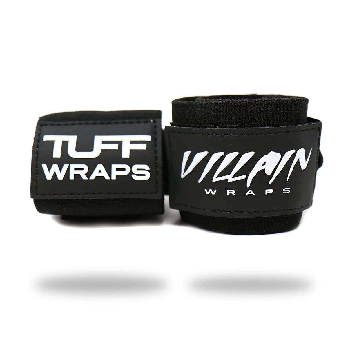 30" Villain "STIFF" Wrist Wraps - All Black TuffWraps.com