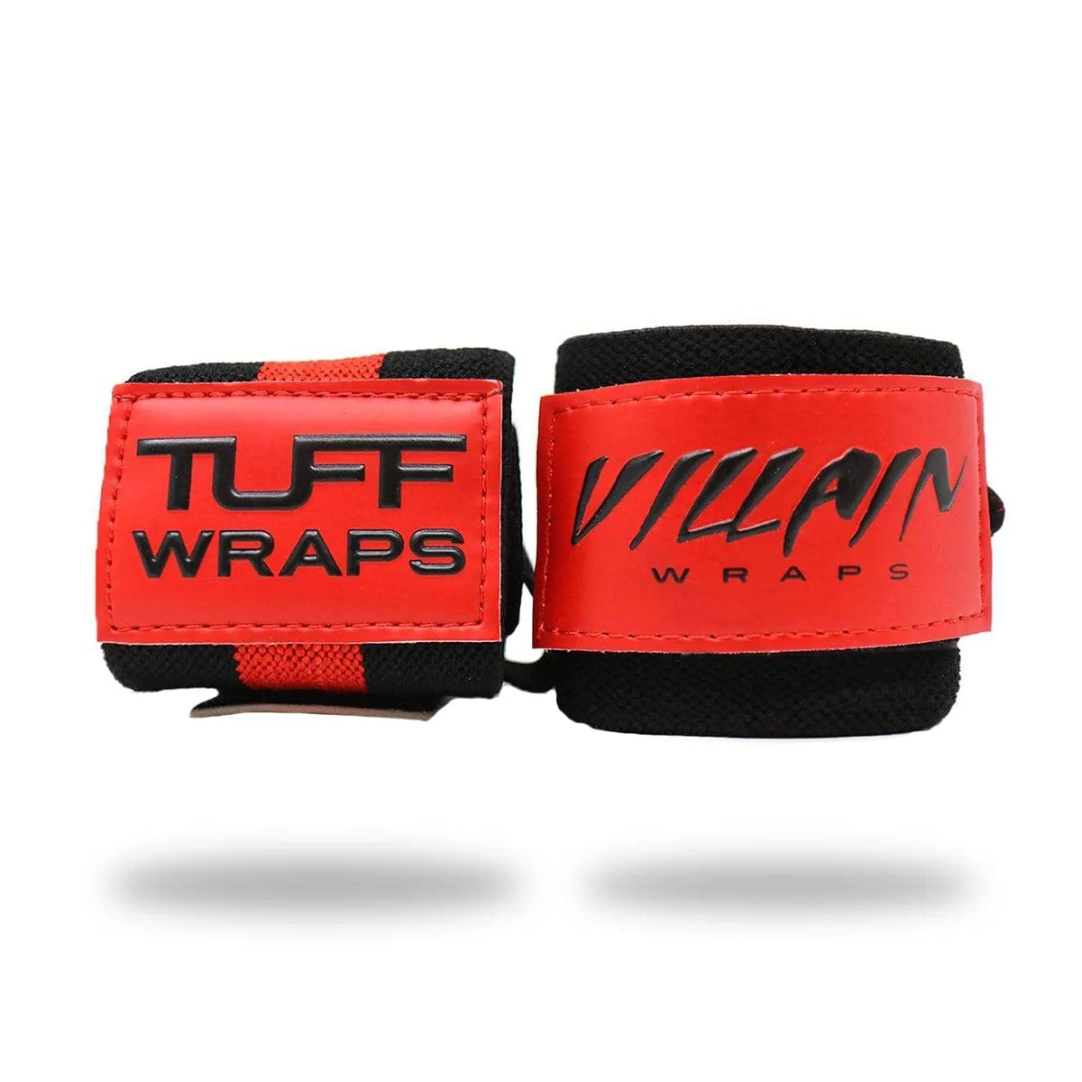 30" Villain Wrist Wraps - Black & Red TuffWraps.com