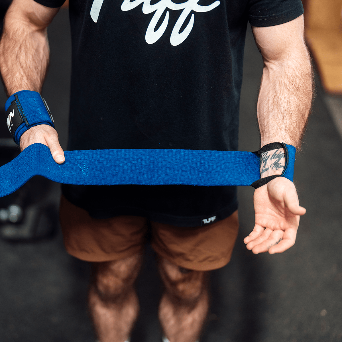 30" Villain "X-STIFF" Wrist Wraps - Royal Blue 30 inch TuffWraps.com