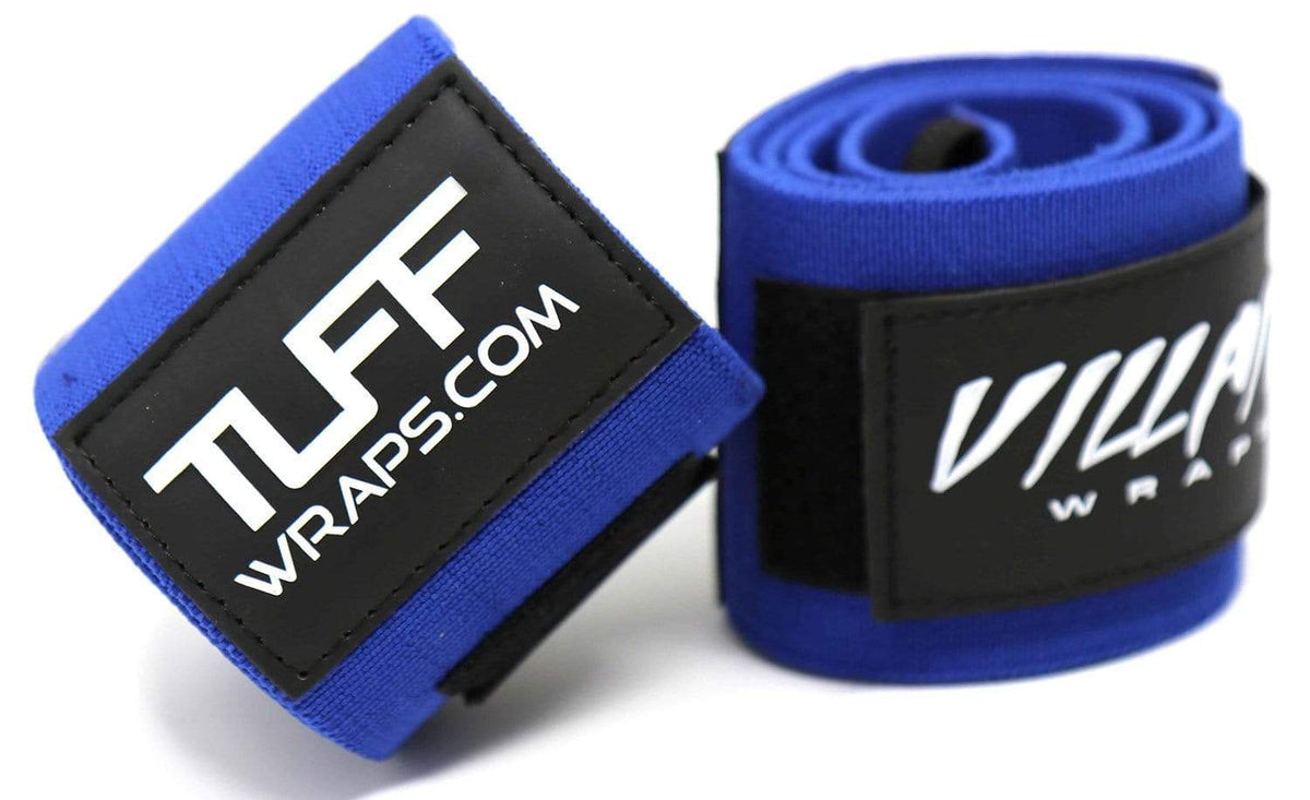 Villain &quot;X-STIFF&quot; Wrist Wraps 30&quot; - (Royal Blue) TuffWraps.com