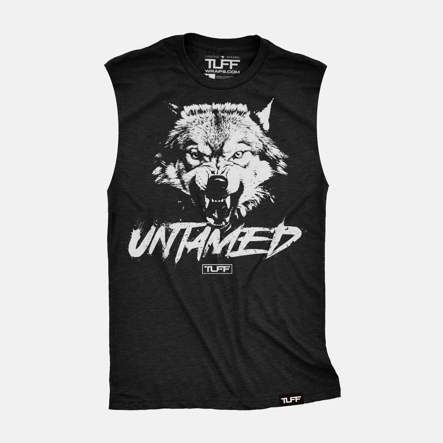 Alpha Ambitions Untamed Raw Edge Muscle Tank TuffWraps.com