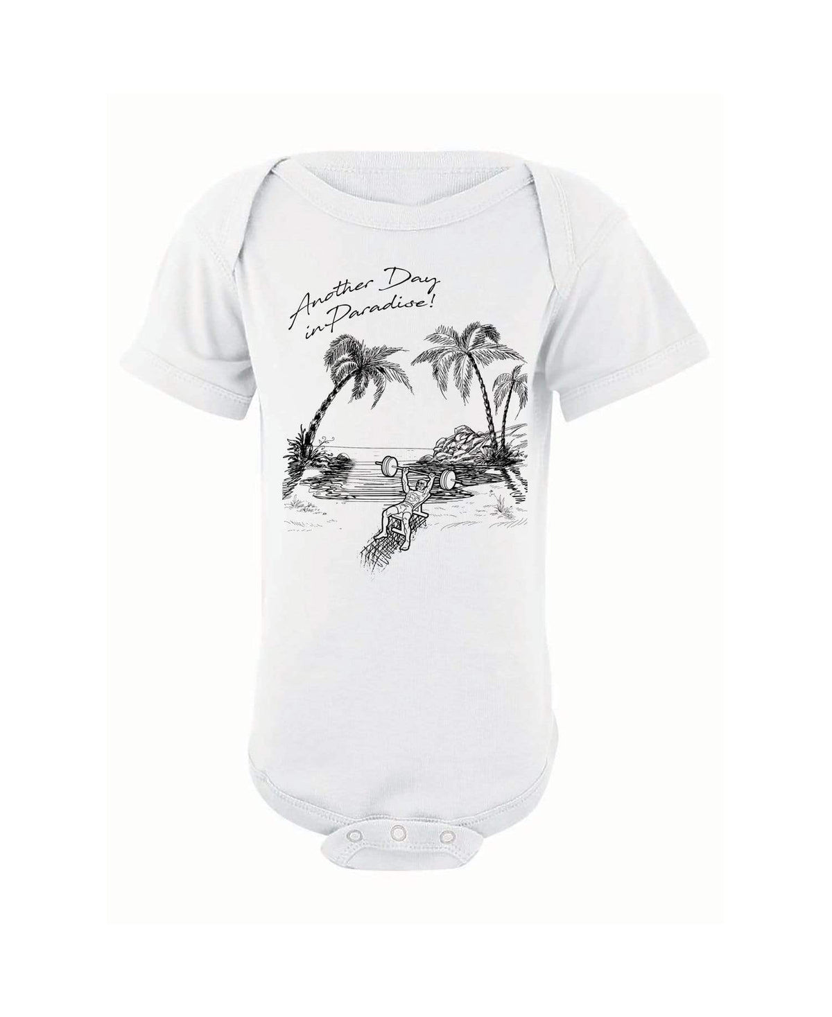 Another Day In Paradise Infant Onesie NB / White TuffWraps.com