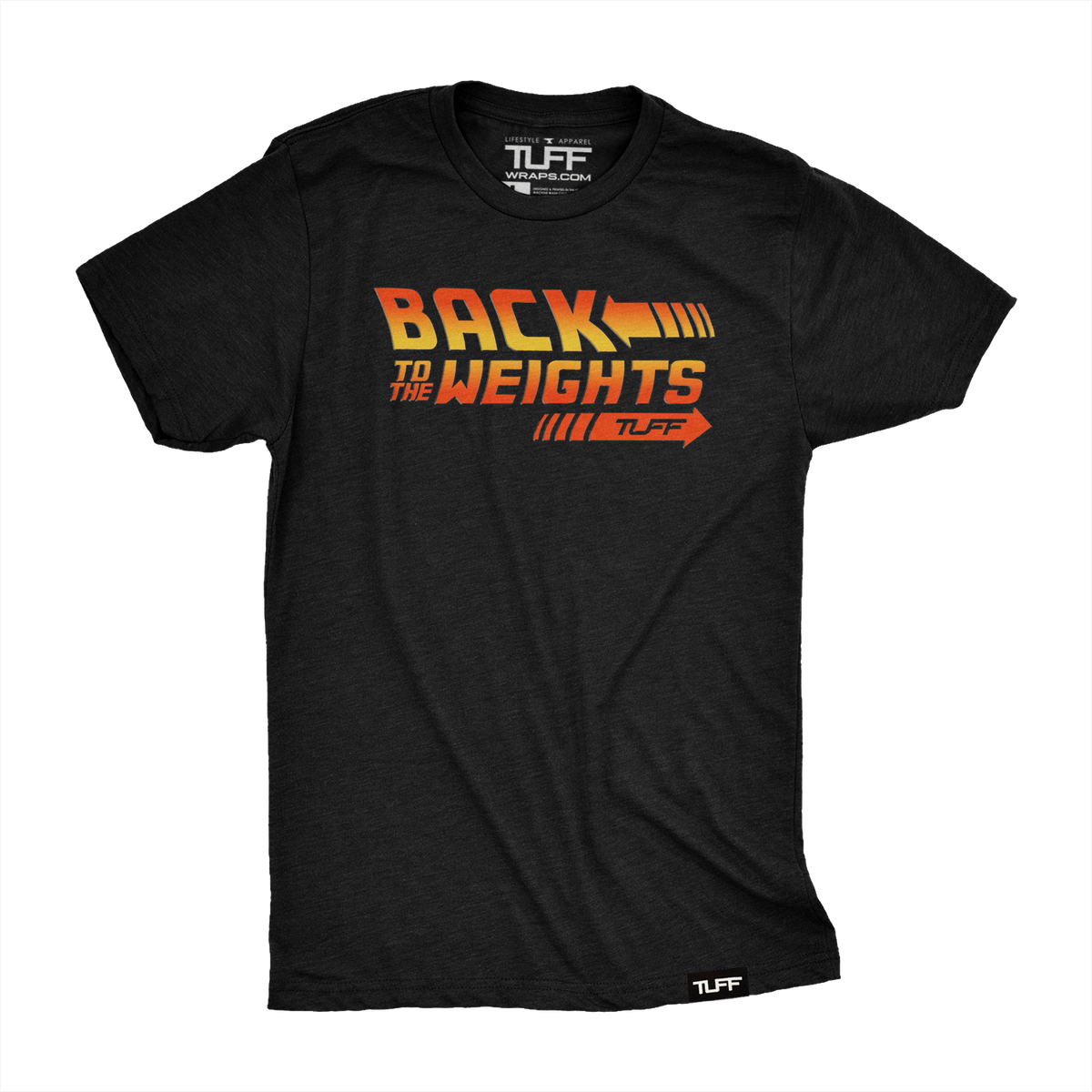 TUFF Back To The Weights Tee S / Orange TuffWraps.com