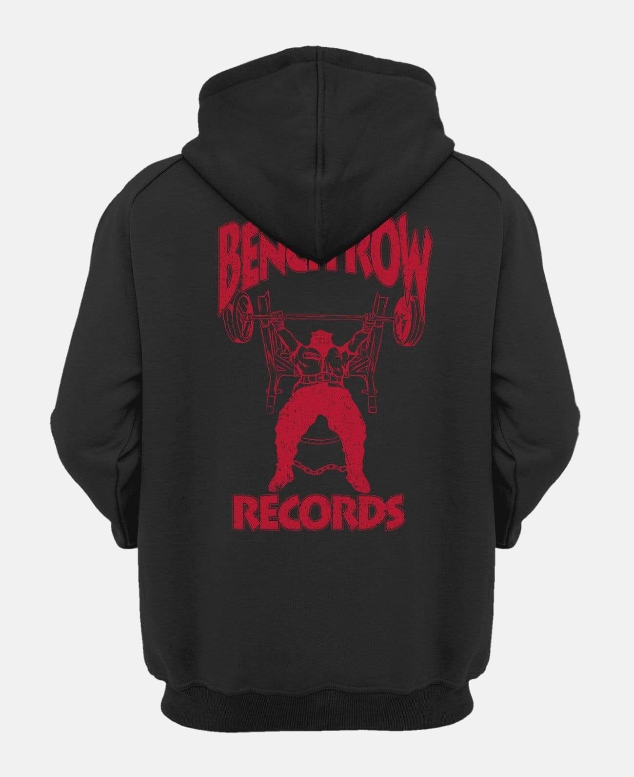 Bench Row Records Hooded Sweatshirt Black / XS / 1 TuffWraps.com
