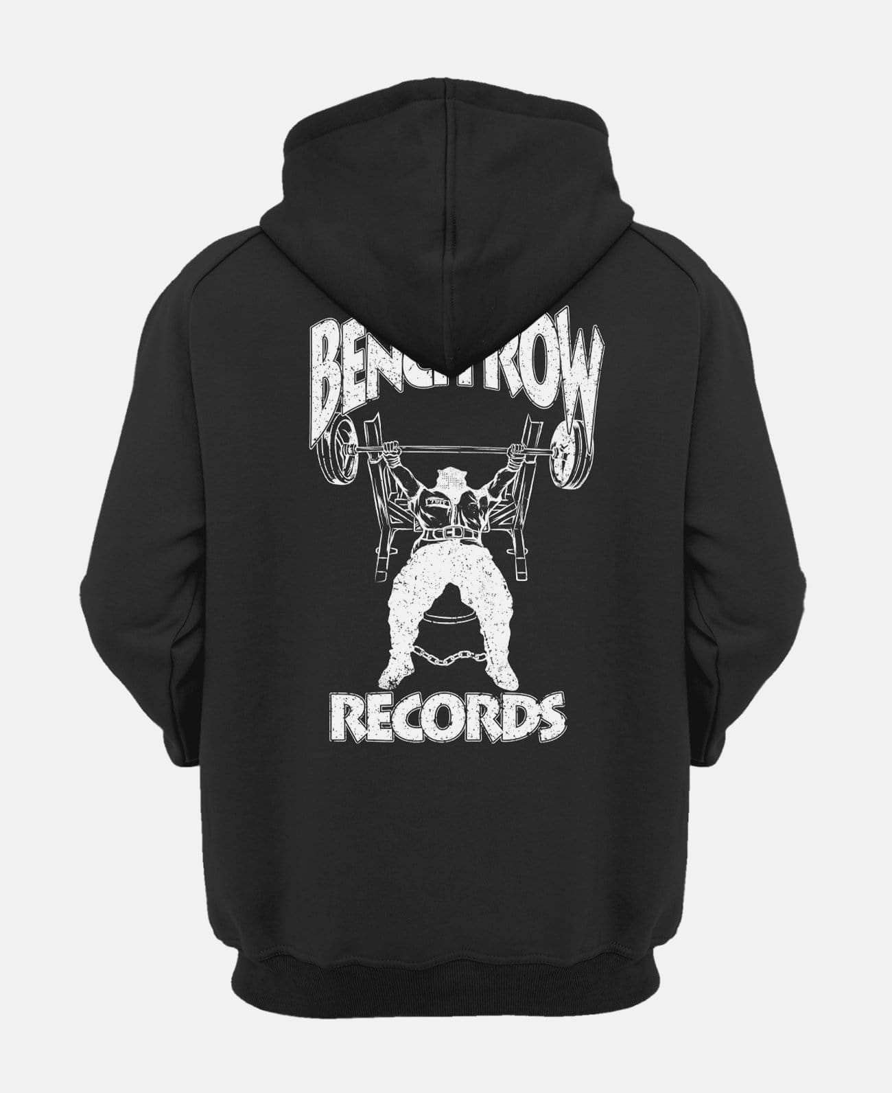 Bench Row Records Hooded Sweatshirt Black / XS / 2 TuffWraps.com