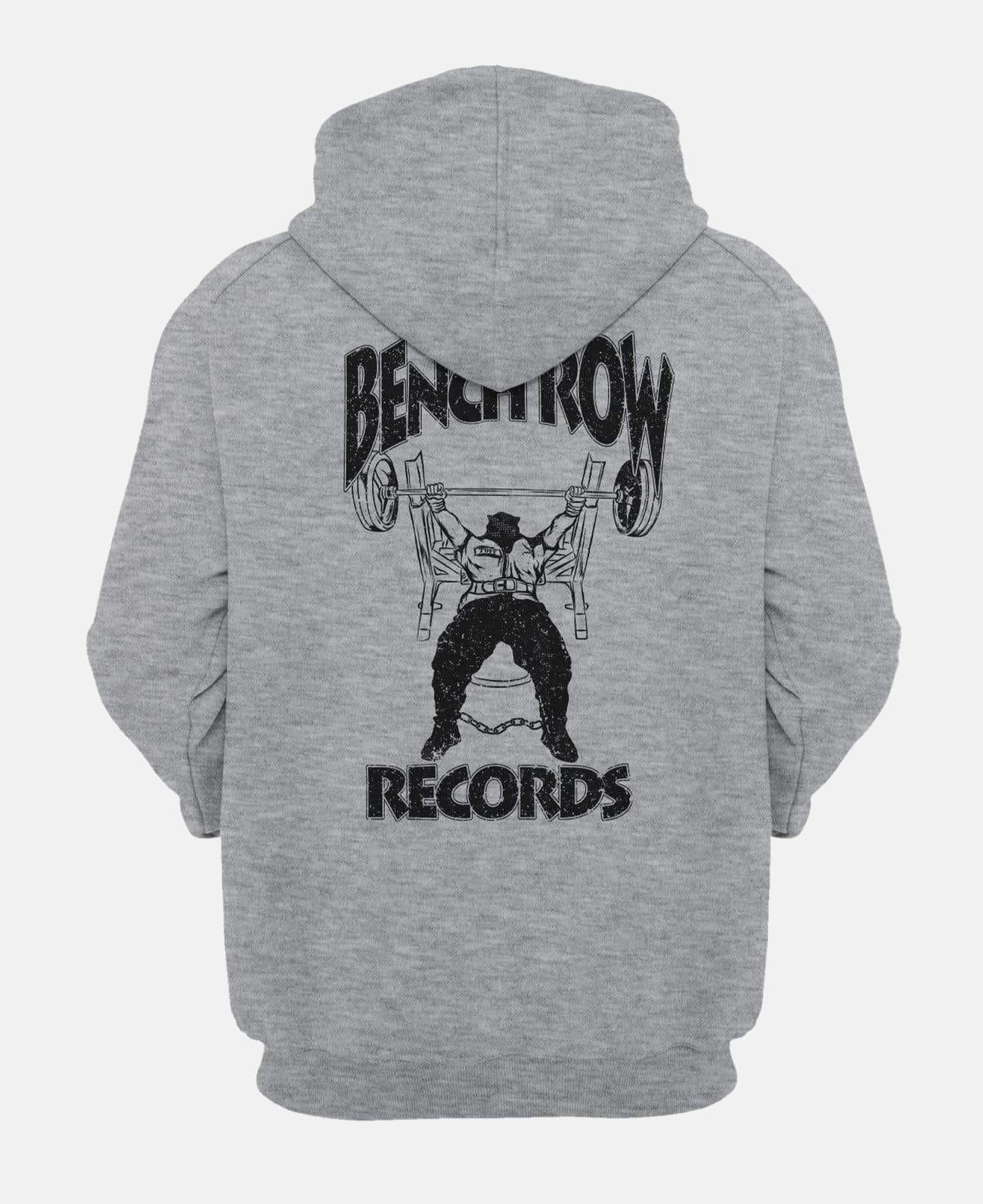 Bench Row Records Hooded Sweatshirt Gray / XS / 1 TuffWraps.com