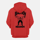 Bench Row Records Hooded Sweatshirt Red / XS / 1 TuffWraps.com