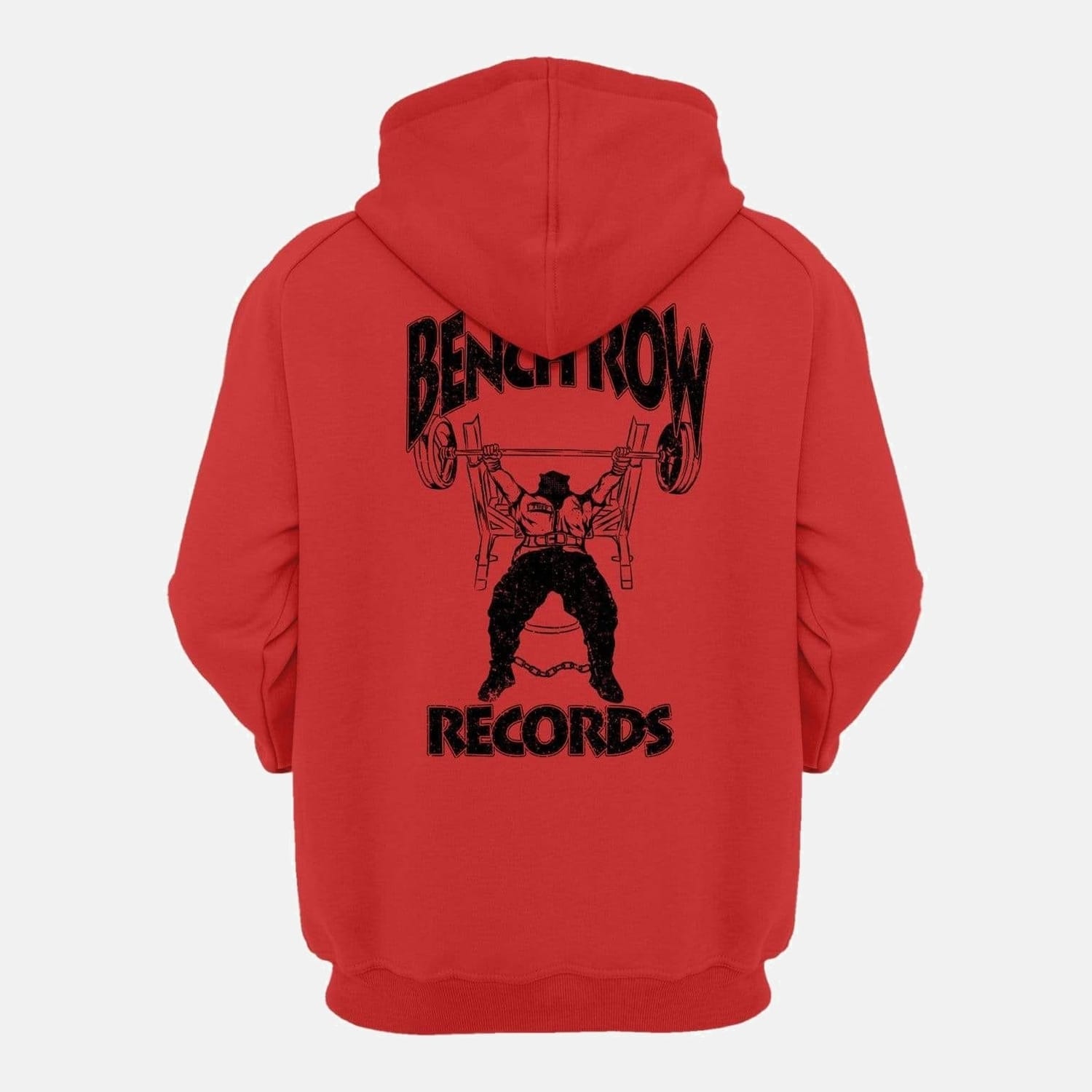 Bench Row Records Hooded Sweatshirt Red / XS / 1 TuffWraps.com