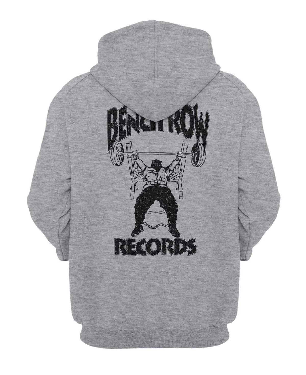 Bench Row Records Hooded Sweatshirt XS / Gray TuffWraps.com