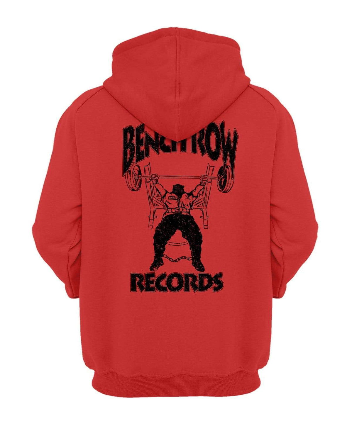 Bench Row Records Hooded Sweatshirt XS / Red TuffWraps.com