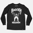Bench Row Records Long Sleeve Tee Black / S / 2 TuffWraps.com