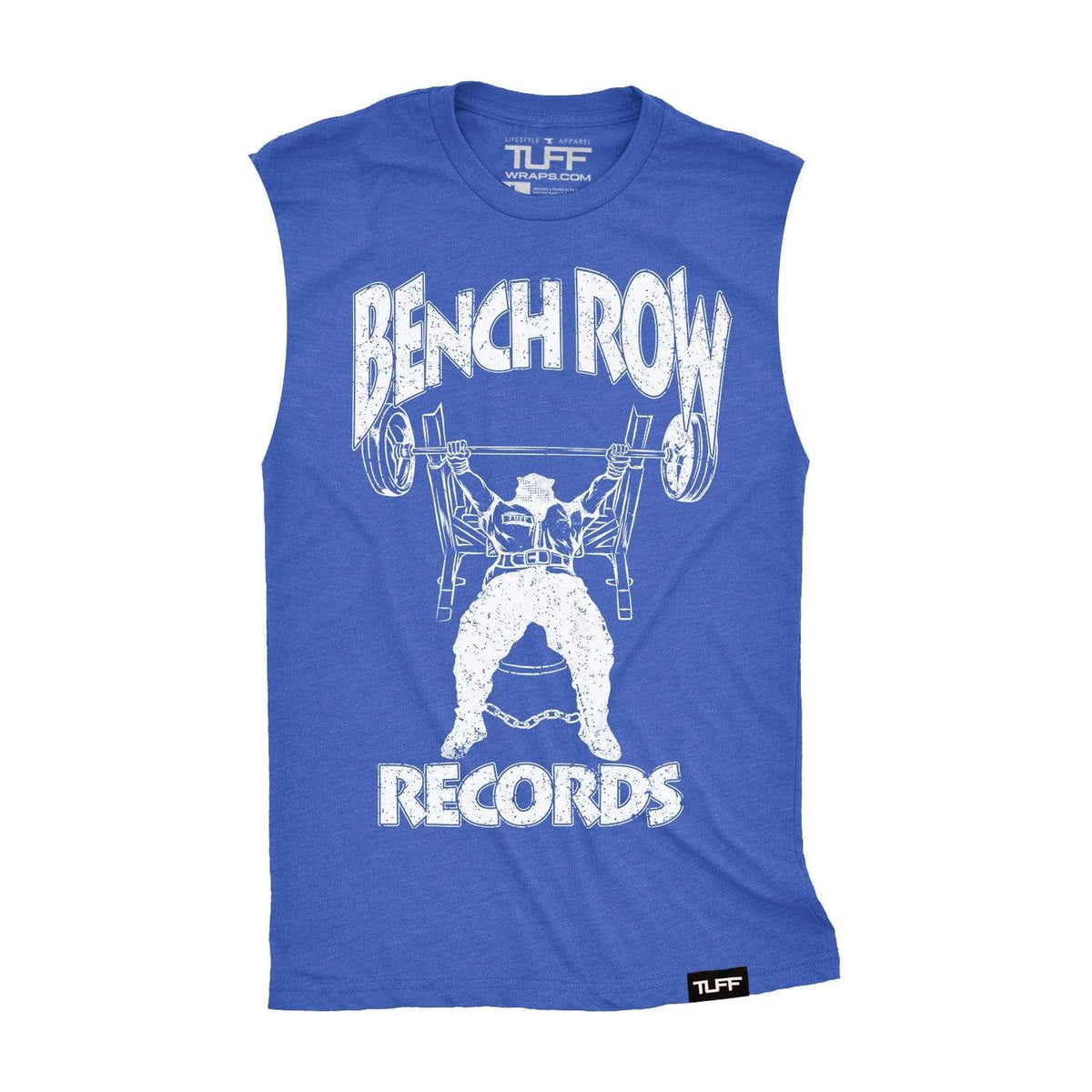 Bench Row Records Raw Edge Muscle Tank S / Royal Blue TuffWraps.com