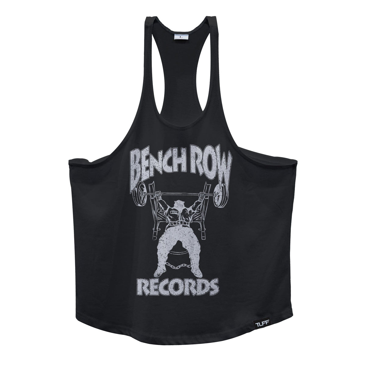 Bench Row Records Stringer Tank Top S / Black V2 TuffWraps.com