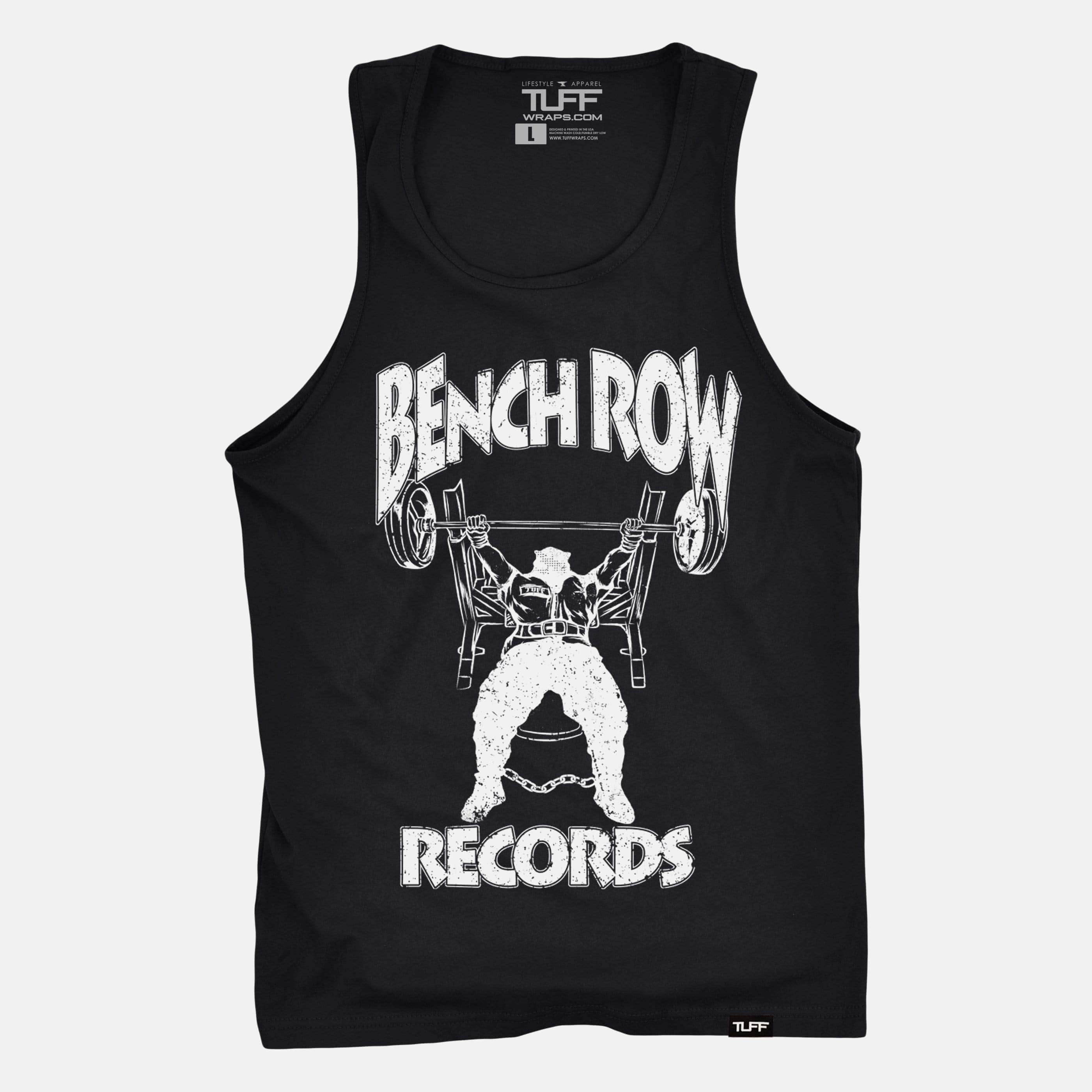 Bench Row Records Tank Black / S / 2 TuffWraps.com