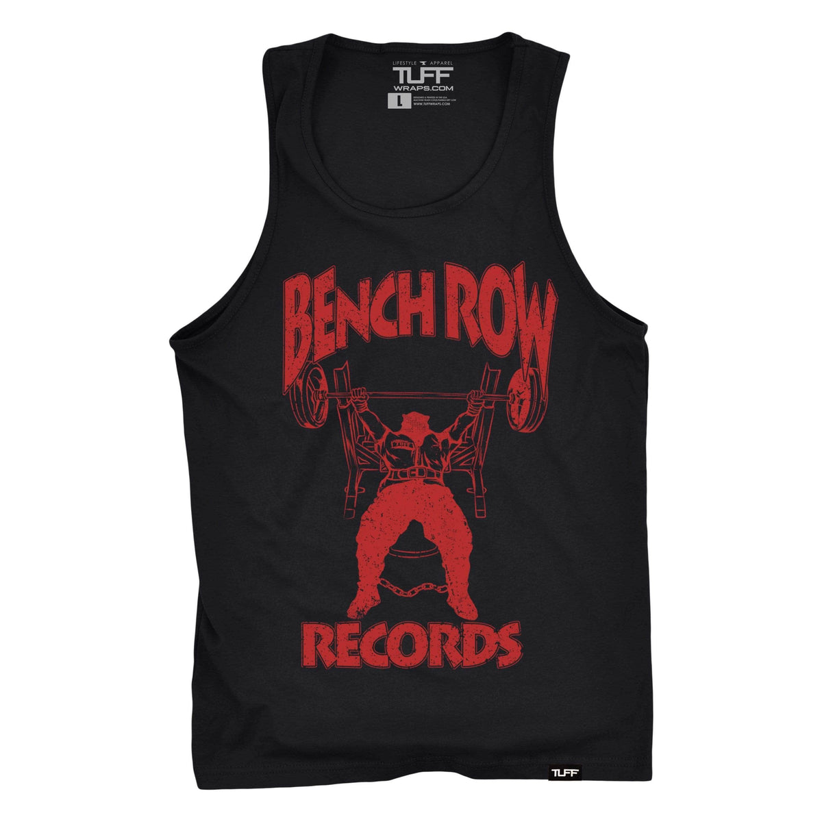 Bench Row Records Tank S / Black v1 TuffWraps.com