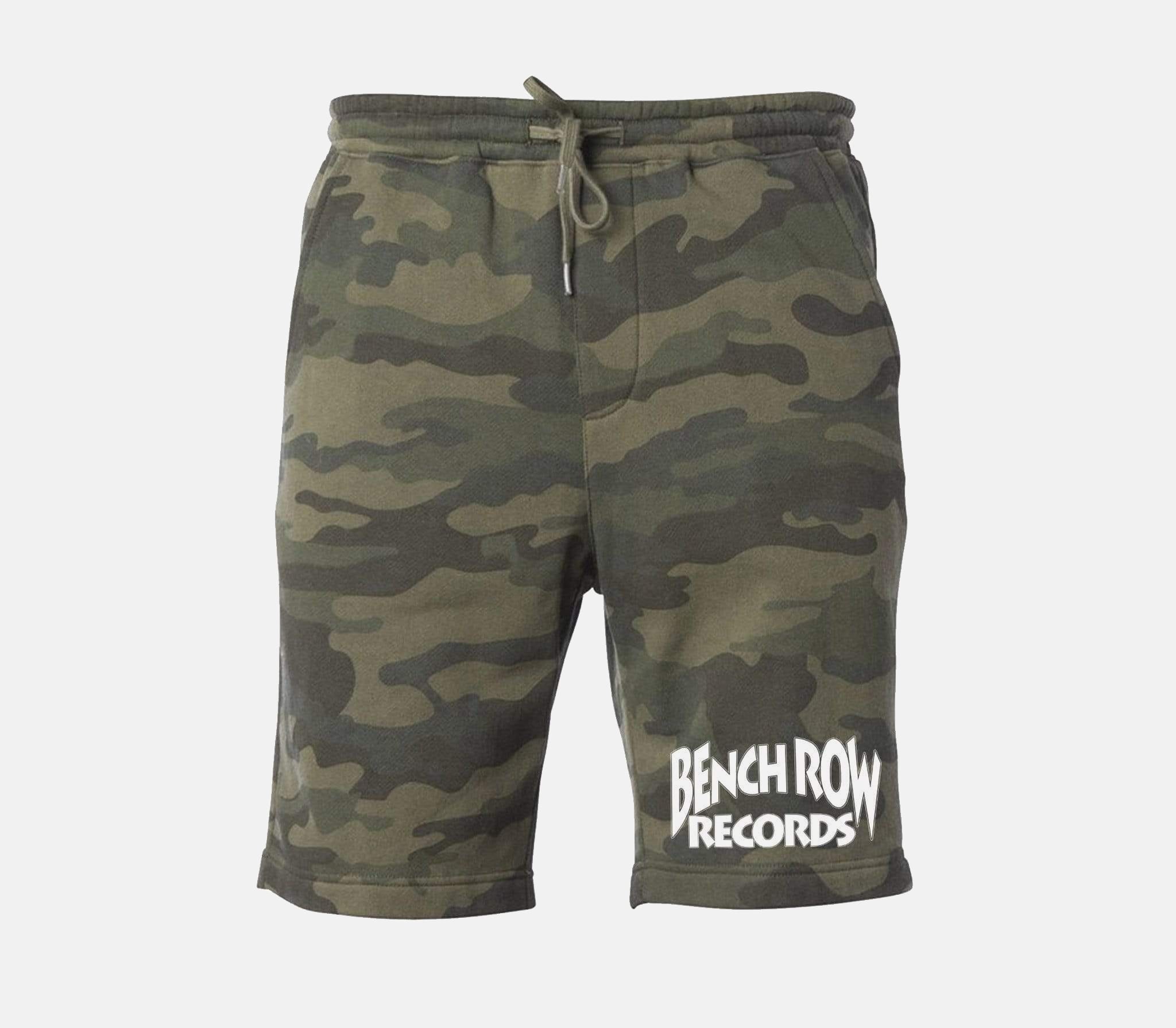 Bench Row Records Tapered Fleece Shorts Woodland Camo / XS / 1 TuffWraps.com